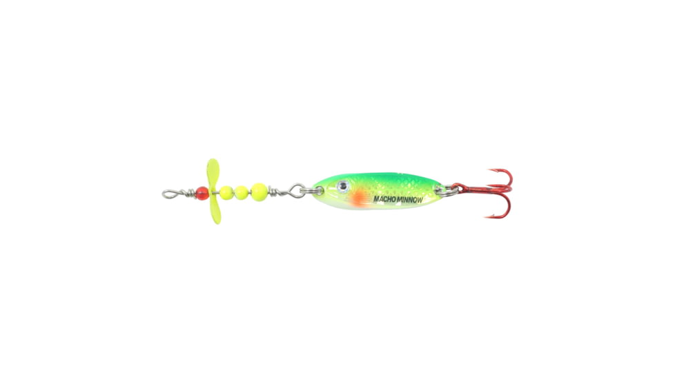 Northland Fishing Tackle Whistler Spoon, Glo Perch, 1/8 oz, WHS3-20