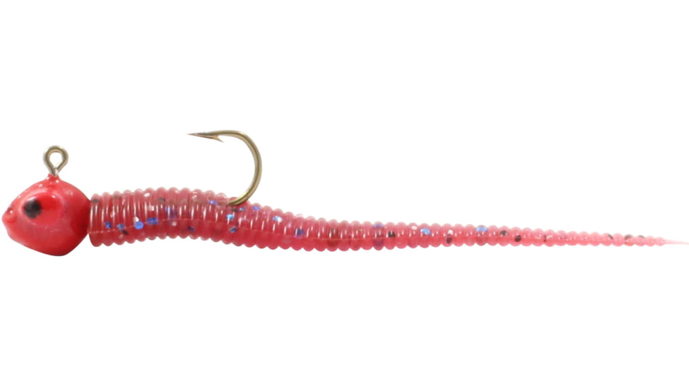 Northland Impulse Jig'N Tail Bloodworm Worm, 8, 1.5in, Bloodworm Red, IBBW1RC-9