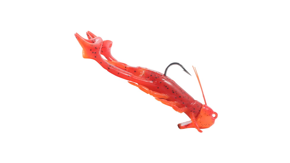 Northland Mimic Minnow Critter Craw, 3/8oz, 3-1/2in, Number 3/0Hk 1/Card, Cooked Craw, MMCC5-8