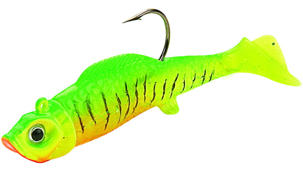 Northland Mimic Minnow Shad Swimbait, 2 1/8in, 1/8 oz, Sz 1 Hook, Firetiger, Strip Card, MM3-6-22