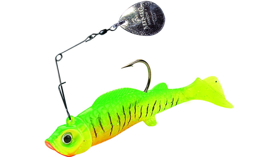 Northland Mimic Minnow Spin 1/4 Oz, 6/Cd Firetiger, MMS4-6-22