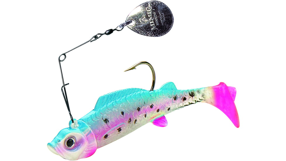 Northland Mimic Minnow Spin 1/8 Oz, 6/Cd Glow Rainbow, MMS3-6-21