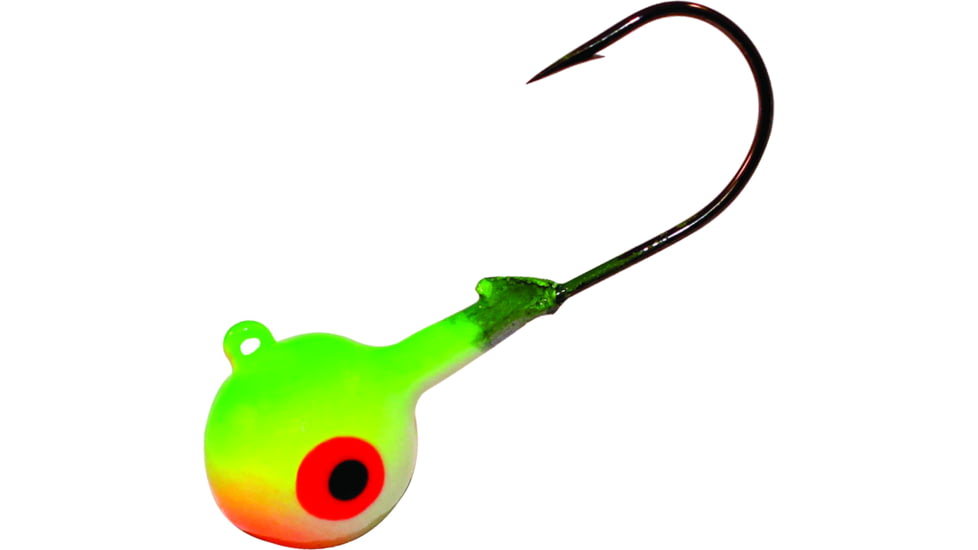 Northland Neon Rz Jig Head 1/4 Oz, 4/Cd UV Glo Watermelon, RZJ4-4-1315