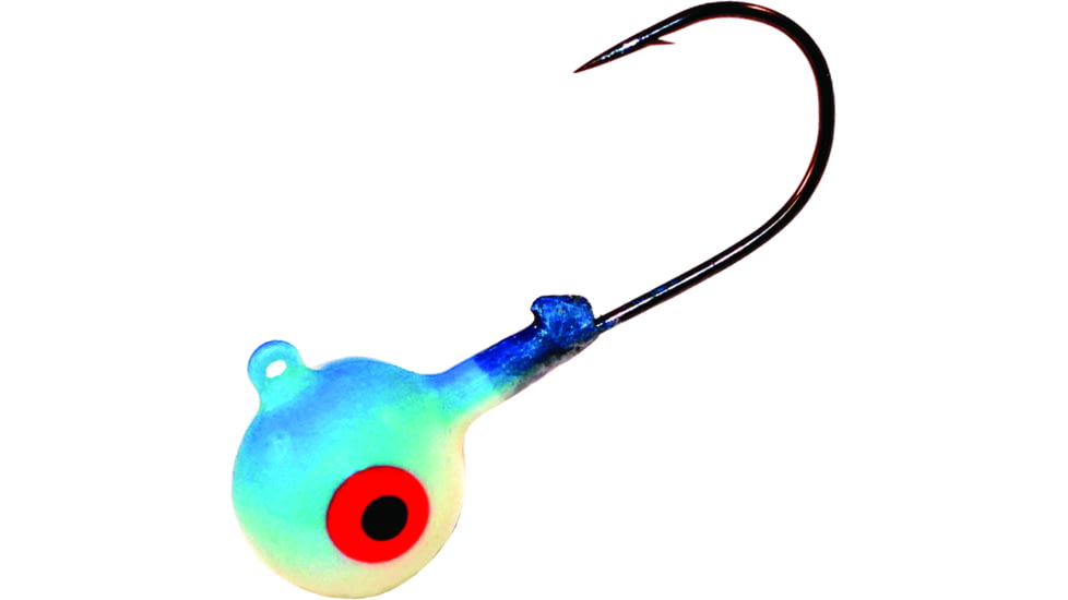 Northland Neon Rz Jig Head 1/4 Oz, 4/Cd UV Moonlight Glow, RZJ4-4-135