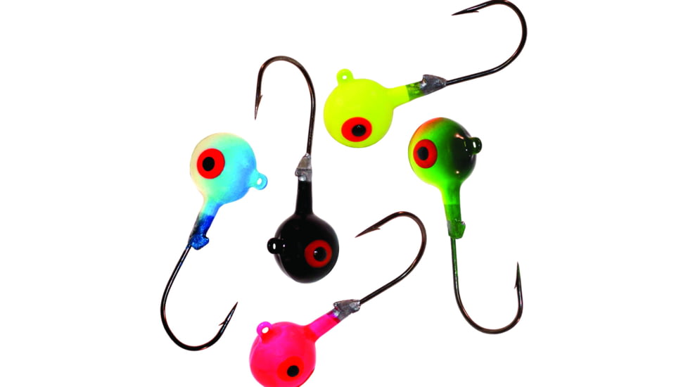 Northland Fishing Tackle RZ Jig, 5 Card, Assorted, 1/8oz, RZJ3-5-99