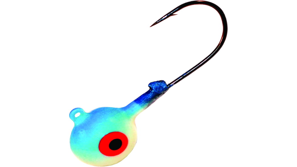 Northland Neon Rz Jig Head 1/8 Oz, 5/Cd UV Moonlight Glow, RZJ3-5-135