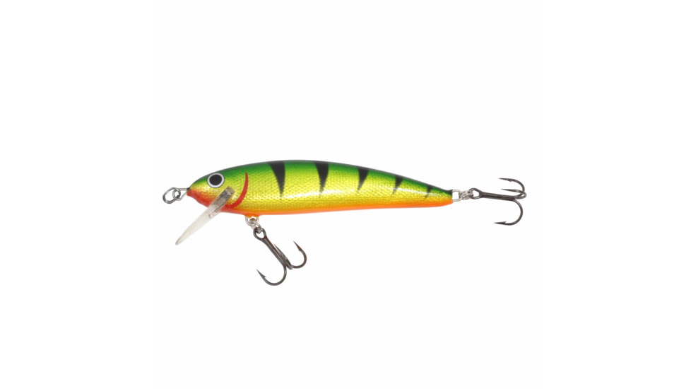 Northland Rumble Shiner Floating-Diving, 2 #6 Treble Hooks, Diving Depth 5-8, Gold Perch, 2-3/4in, 3/16oz, RSN7-GP