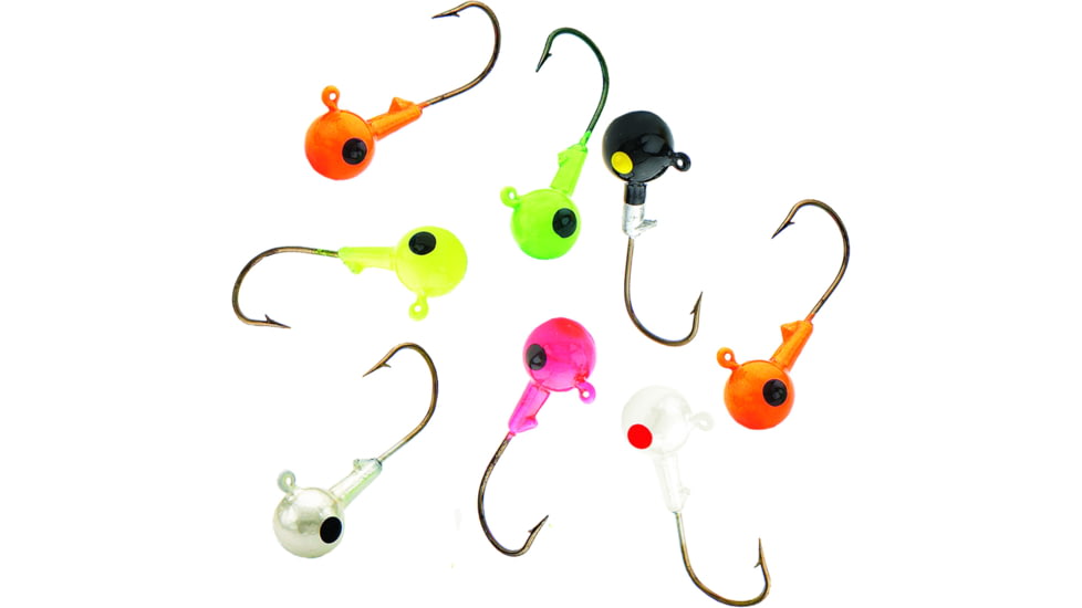 Northland SinkN Jig Head 1/16 oz, Sz 4 Hook, Assorted, 8/Bag, SNJ2-8-99