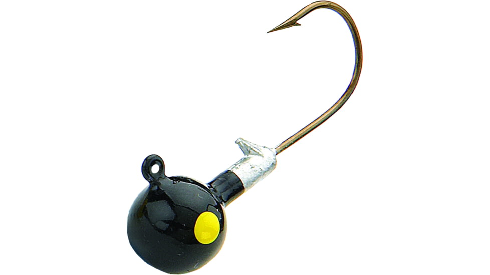 Northland SinkN Jig Head 1/16 oz, Sz 4 Hook, Black, 8/Bag, SNJ2-8-3