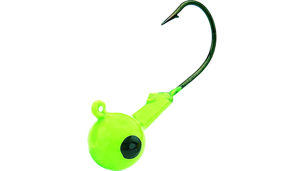 Northland SinkN Jig Head 1/16 oz, Sz 4 Hook, Lime Green 8/Bag, SNJ2-8-15