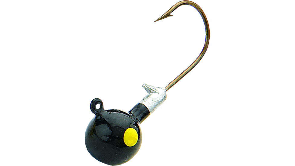 Northland SinkN Jig Head 1/4 oz, 2/0 Hook, Black, 6/Bag, SNJ4-6-3
