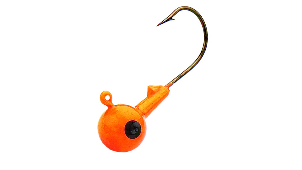 Northland SinkN Jig Head 1/4 oz, 2/0 Hook, Orange, 6/Bag, SNJ4-6-8