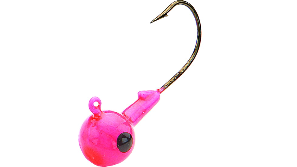 Northland SinkN Jig Head 1/4 oz, 2/0 Hook, Pink, 6/Bag, SNJ4-6-6