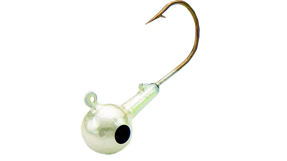 Northland SinkN Jig Head 1/4 oz, 2/0 Hook, White, 6/Bag, SNJ4-6-1