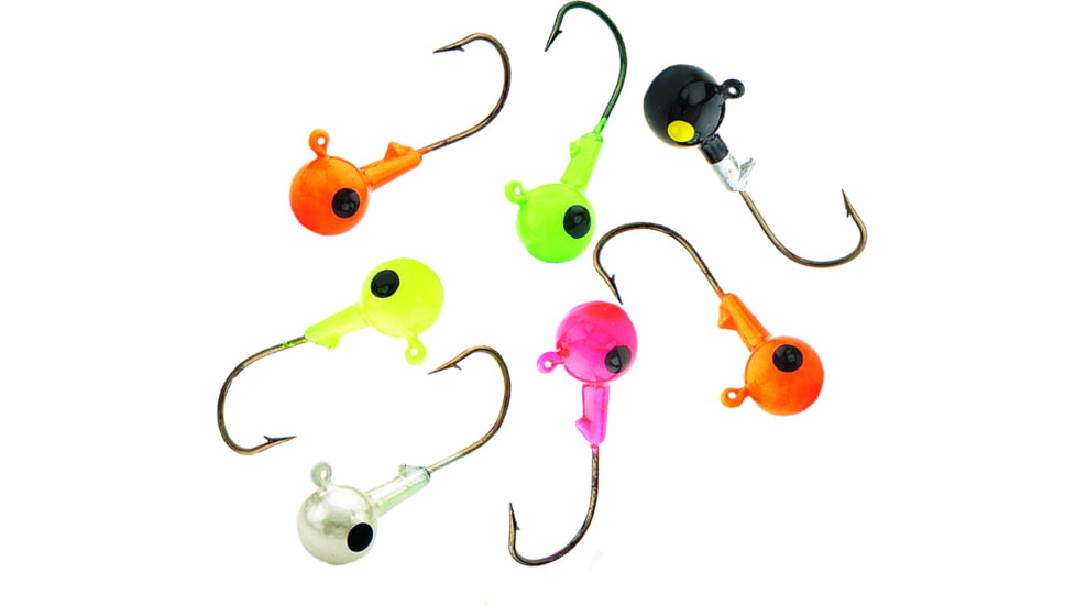Northland SinkN Jig Head 1/8 oz, Sz 1 Hook, Assorted, 7/Bag, SNJ3-7-99