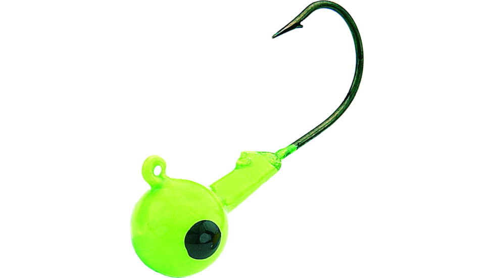 Northland SinkN Jig Head 1/8 oz, Sz 1 Hook, Lime Green, 7/Bag, SNJ3-7-15