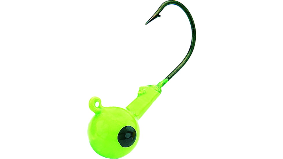 Northland SinkN Jig Head 3/8 oz, 3/0 Hook, Lime Green, 5/Bag, SNJ5-5-15