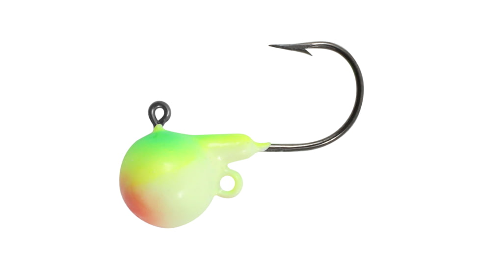 Northland Sting'n Fire-Ball Jig 1/2 Oz, #3/0 Hk Glow Watermelon 3/Cd, FB6-3-1315