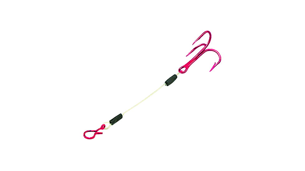Northland Stingr Hook, Treble, Red, Size 2In, 3 Per Card, SHT2-R