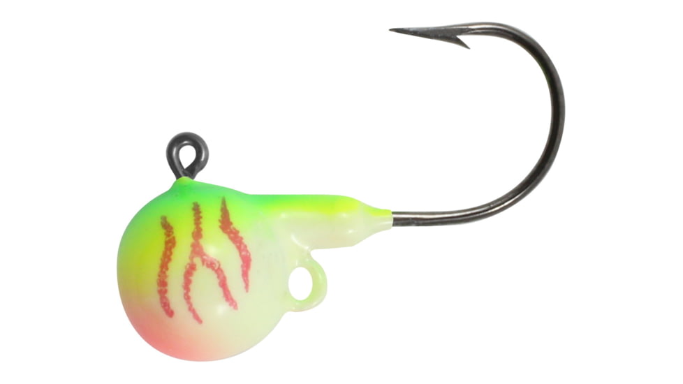 Northland Uv Fire-Ball Jig 1/16 Oz, 1/0 Hk Uv Bleeding Melon 5/Cd, NL-FB2-5-1319