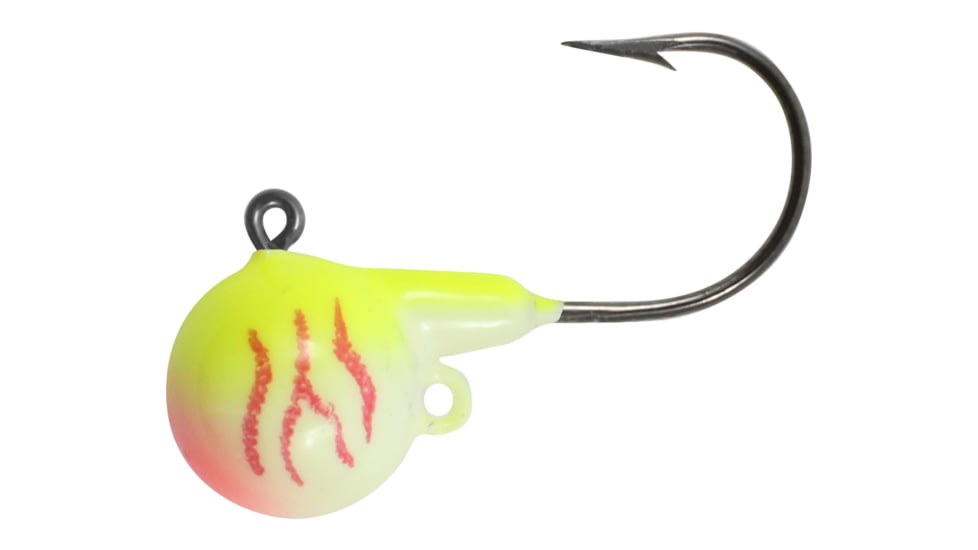 Northland Uv Fire-Ball Jig 1/16 Oz, 1/0 Hk Uv Electric Perch 5/Cd, NL-FB2-5-60