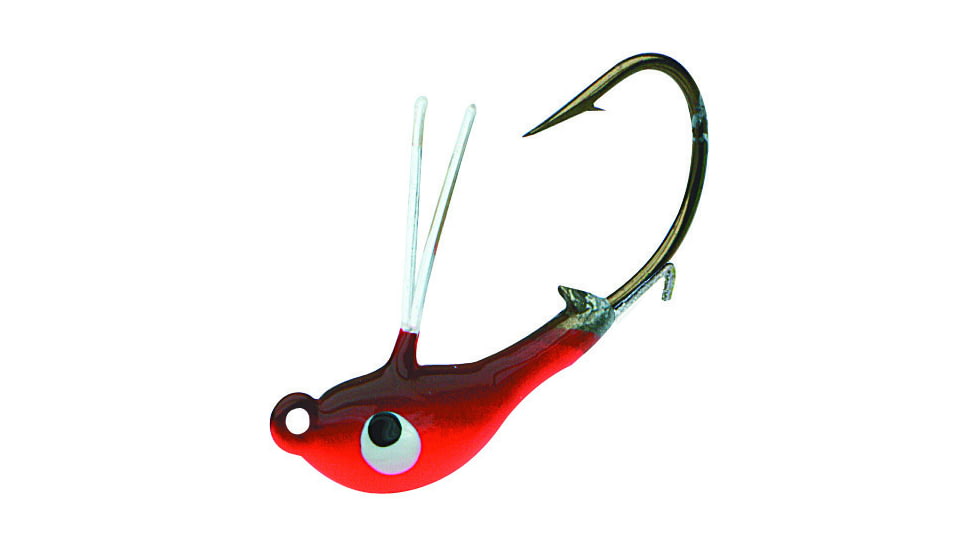 Northland Weed-Weasel Jighead, 1/8 oz, Sz 1 Hook, Pumpkin 2/Card, WJ3-87