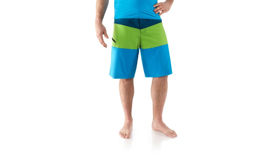 NRS Benny Board Shorts - Men's, Blue/Green, 34, 10141.03.103