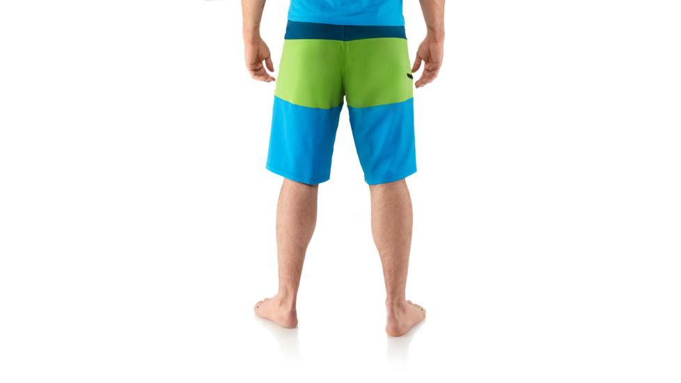 NRS Benny Board Shorts - Men's, Blue/Green, 34, 10141.03.103