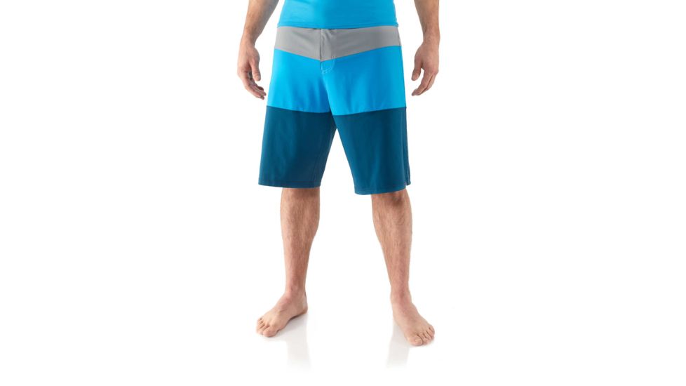 NRS Benny Board Shorts - Men's, Gray/Blue, 40, 10141.03.113
