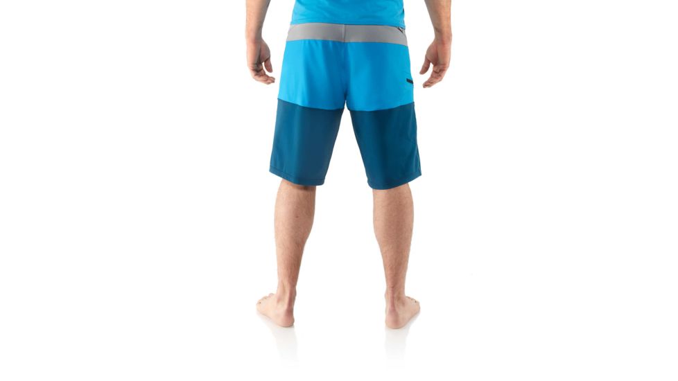 NRS Benny Board Shorts - Men's, Gray/Blue, 40, 10141.03.113