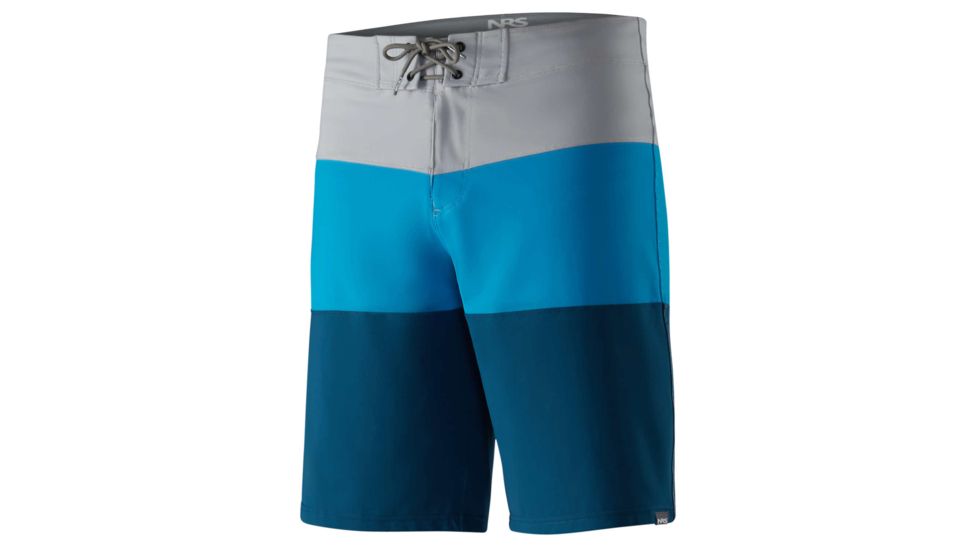 NRS Benny Board Shorts - Men's, Gray/Blue, 40, 10141.03.113