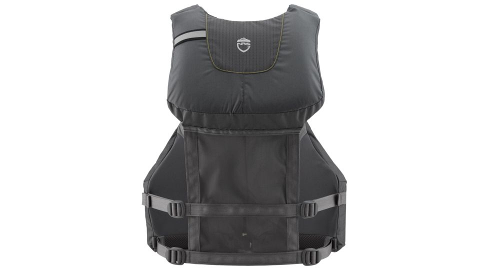 NRS Chinook Fishing PFD - Life Jacket - Mens, Charcoal, Extra Small/Medium, 40009.04.101