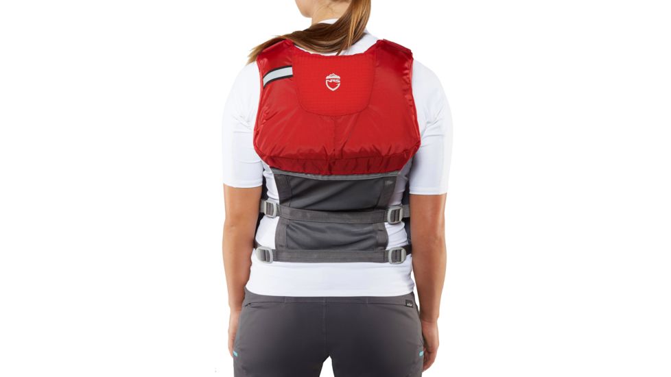 NRS Chinook Fishing PFD - Life Jacket - Mens, Red, Extra Small/Medium, 40009.04.102