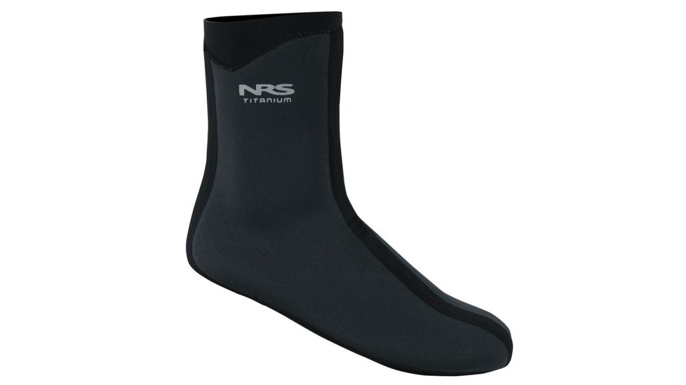 NRS Expedition Socks with HydroCuff - Closeout, Gray, XS 30014.02.102