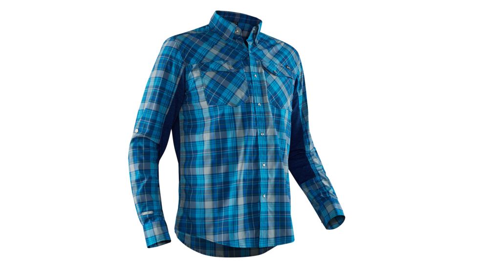 NRS Guide Long-Sleeve Shirt - Men's, Blue, XL 10012.01.103