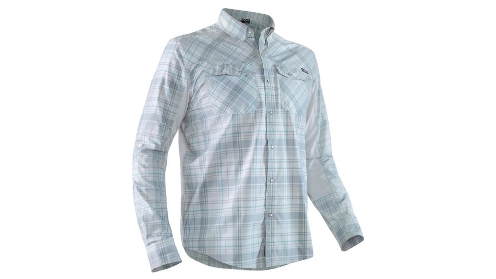 NRS Guide Long-Sleeve Shirt - Men's, Gray, M 10012.01.106