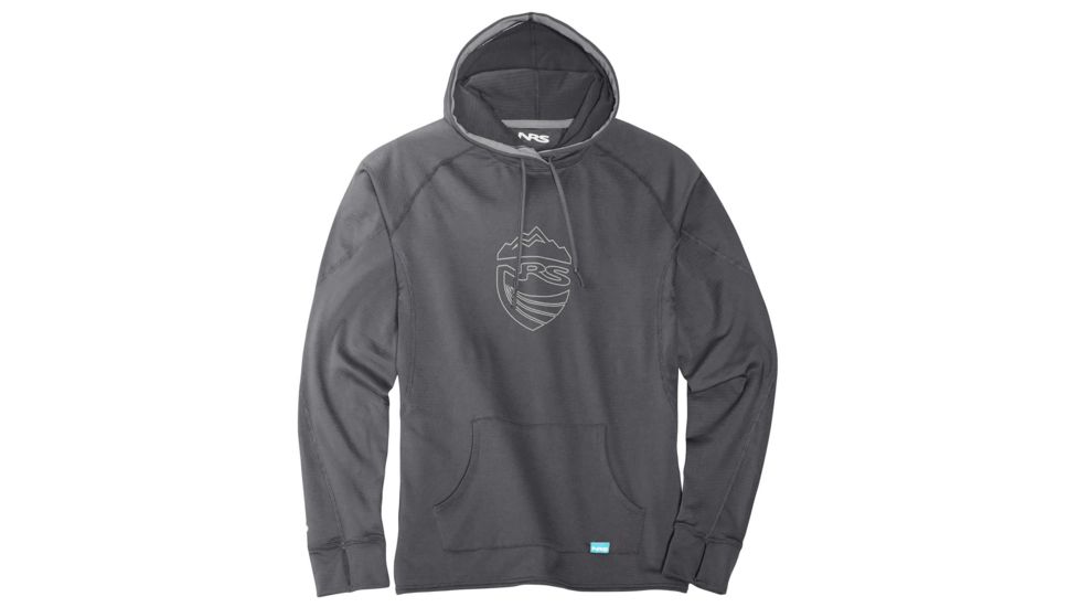 NRS H2Core Lightweight Hoodie - Men's, Gunmetal, S, 10120.03.100