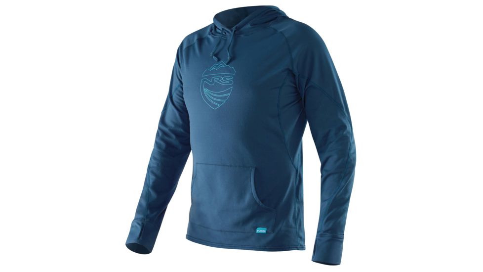NRS H2Core Lightweight Hoodie - Men's, Moroccan Blue, XXL, 10120.03.109