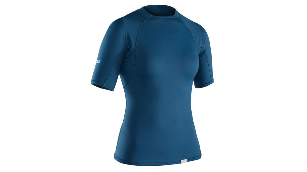 NRS H2Core Rashguard Short-Sleeve Shirt - Women's, Moroccan Blue, XL 10020.06.104