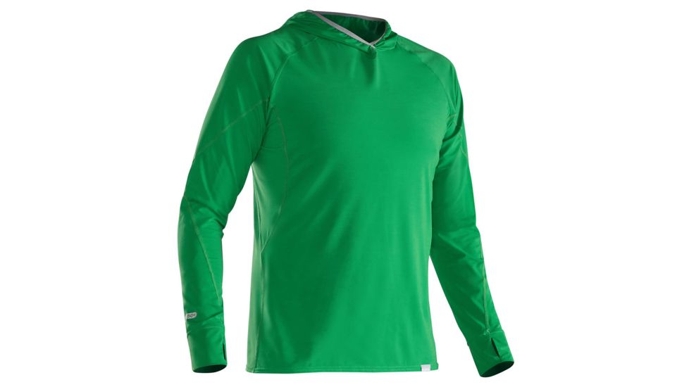 NRS H2Core Silkweight Hoodie - Men's, Fern, S 10139.03.110