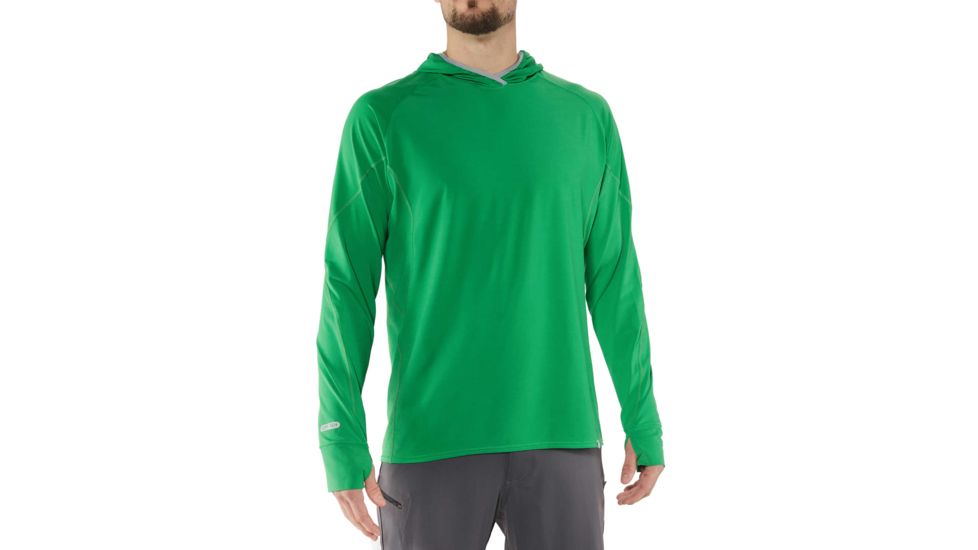 NRS H2Core Silkweight Hoodie - Men's, Fern, S, 10139.03.110
