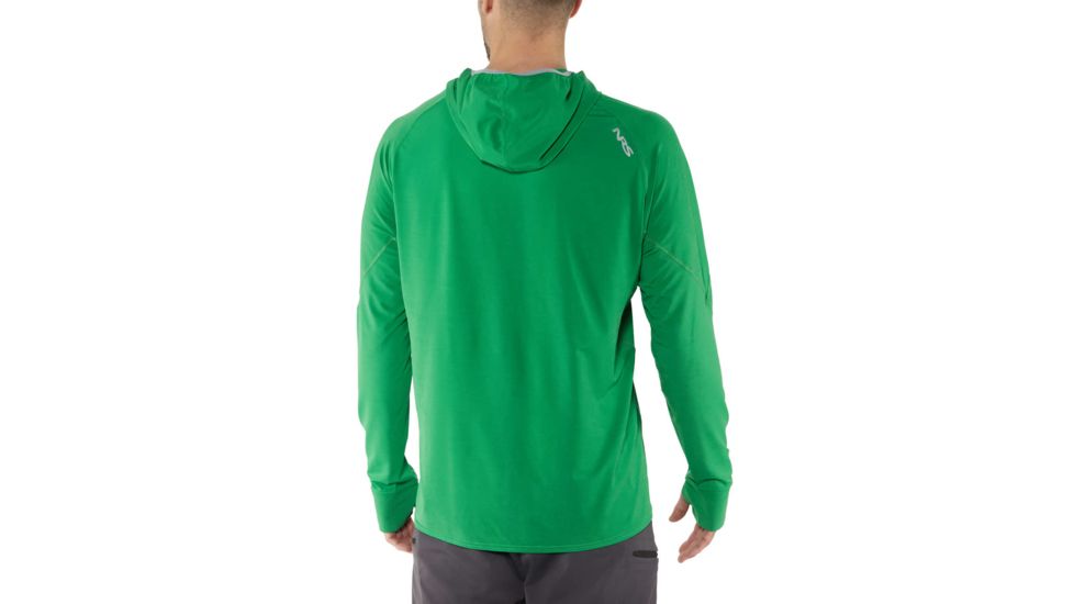 NRS H2Core Silkweight Hoodie - Men's, Fern, S, 10139.03.110