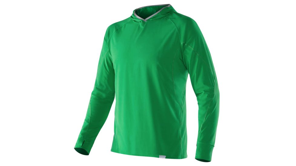NRS H2Core Silkweight Hoodie - Men's, Fern, S, 10139.03.110
