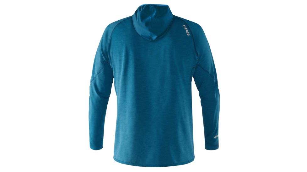 NRS H2Core Silkweight Hoodie - Men's, Moroccan Blue, S, 10139.03.105