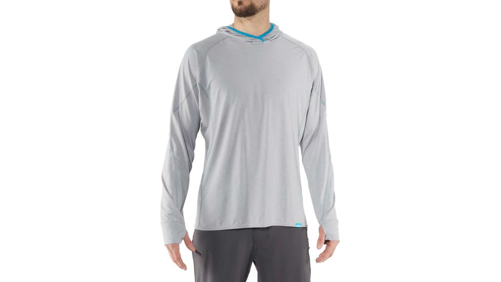 NRS H2Core Silkweight Hoodie - Men's, Quarry, XXL, 10139.03.104