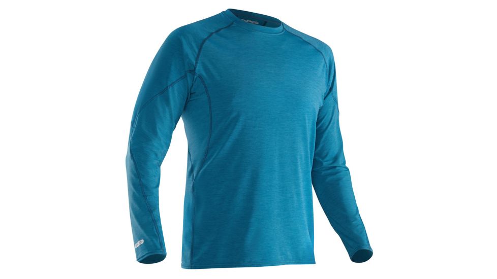 NRS H2Core Silkweight Long-Sleeve Shirt - Men's, Moroccan Blue, XXL 10114.03.104