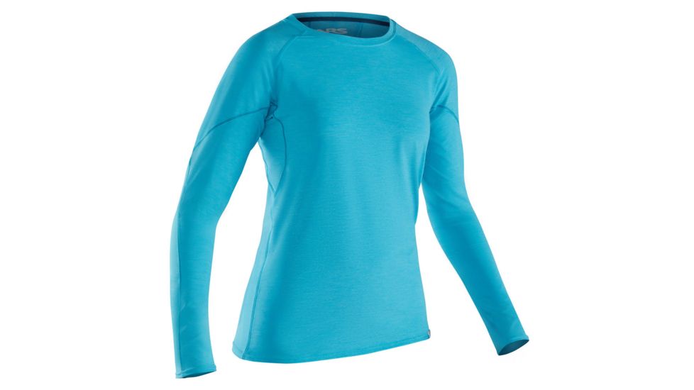 NRS H2Core Silkweight Long-Sleeve Shirt - Women's, Blue Atoll, L 10115.03.108