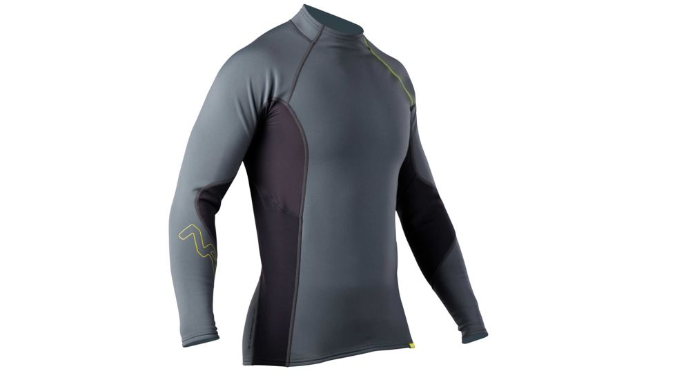 NRS HydroSkin 0.5 Long-Sleeve Shirt - Men's-Ash Grey-Small