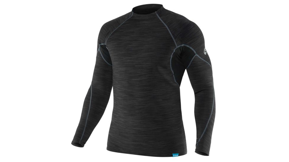 NRS HydroSkin 0.5 Long-Sleeve Shirt - Men's, Black, S, 15002.05.105