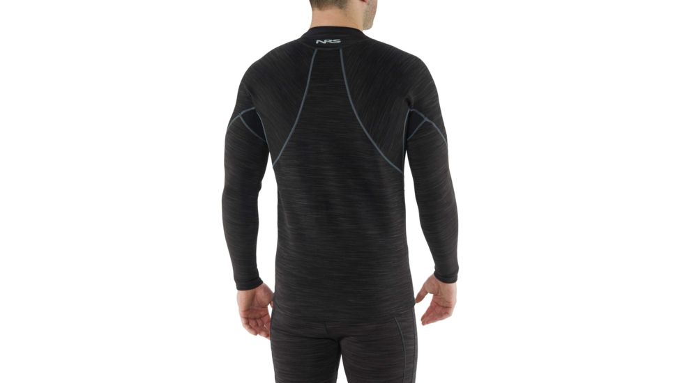 NRS HydroSkin 0.5 Long-Sleeve Shirt - Men's, Black, S, 15002.05.105